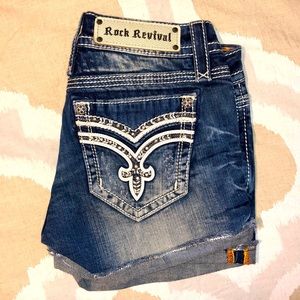 COPY - Women’s Rock revival denim shorts size 27